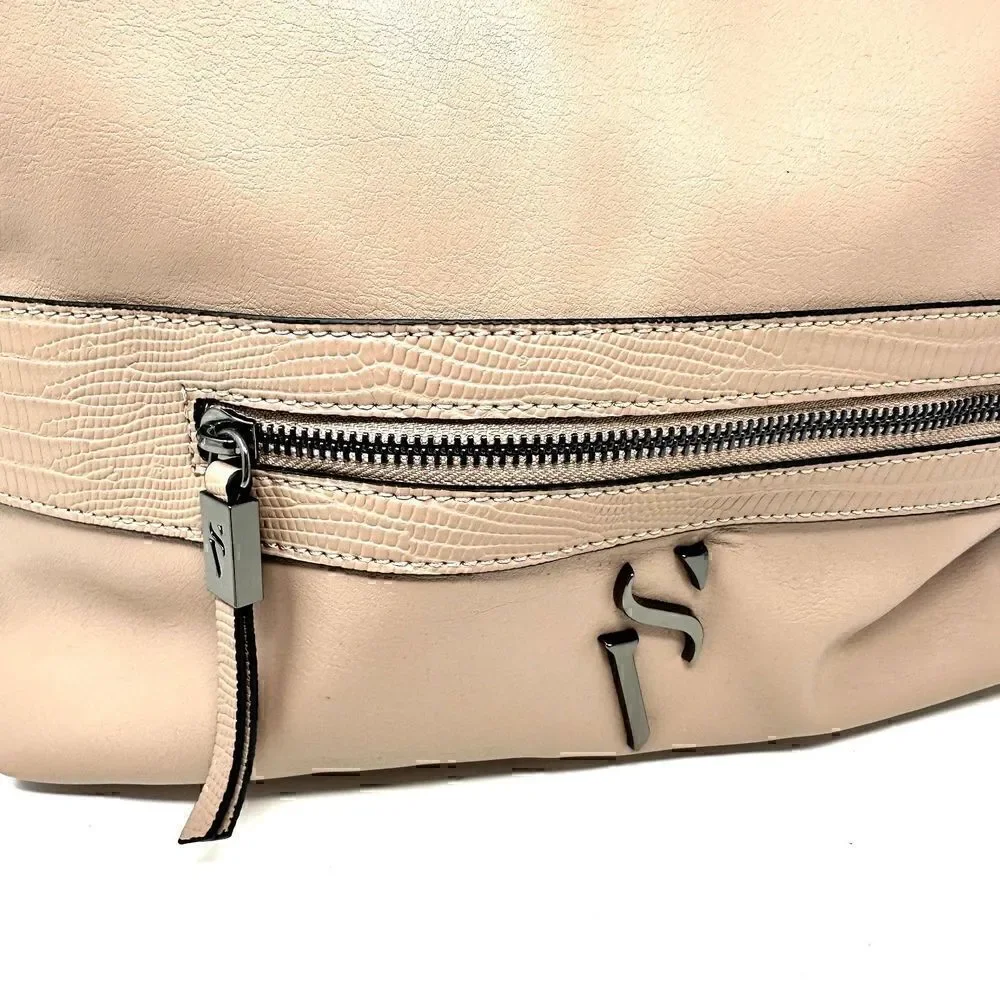 Simply Vera Wang Contemporary Vegan Leather Prairie‎ Pink Hobo Bag